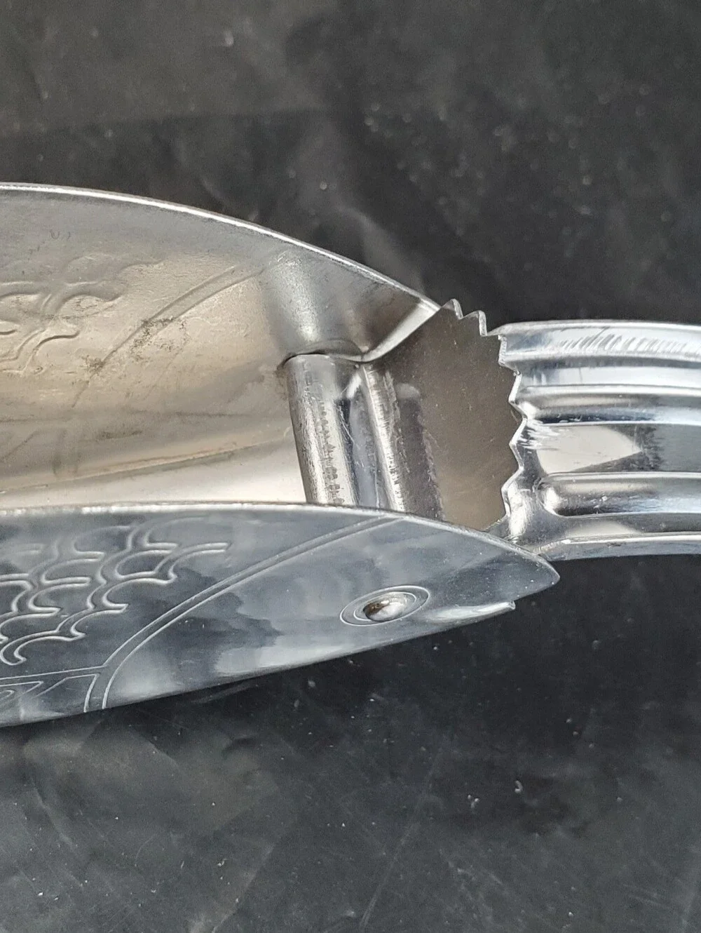 Ikea Vintage Fish Shaped Stainless Lemon Lime Juicer Kitchen Classic - GUC